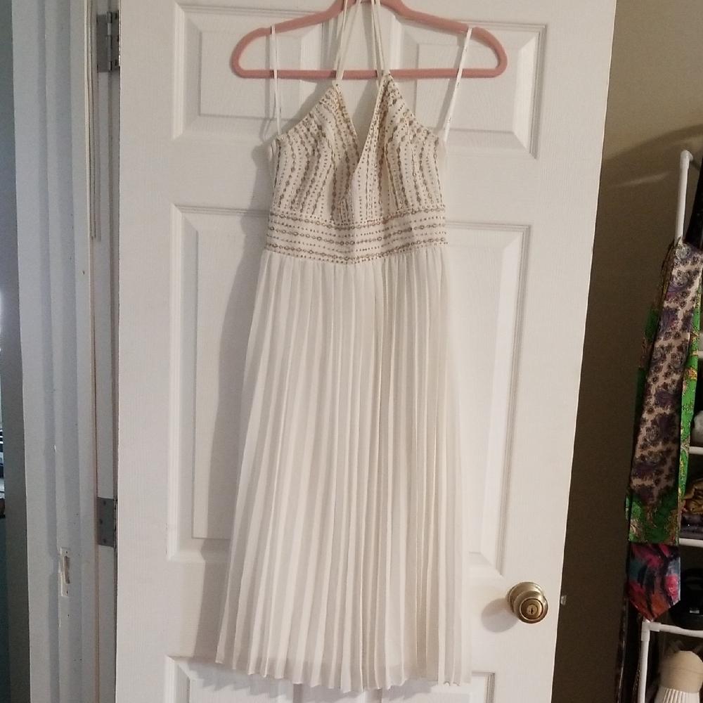 Lulus Elegant White Halter Dress